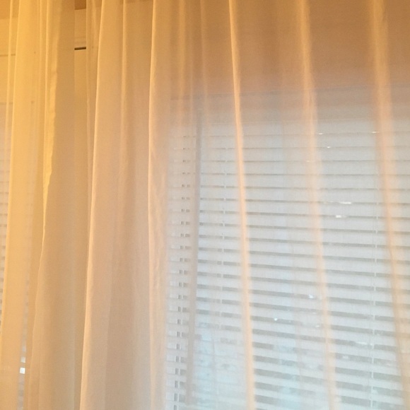 Wamsutta Other Wamsutta White Sheer Curtain Panels From Bed Bath